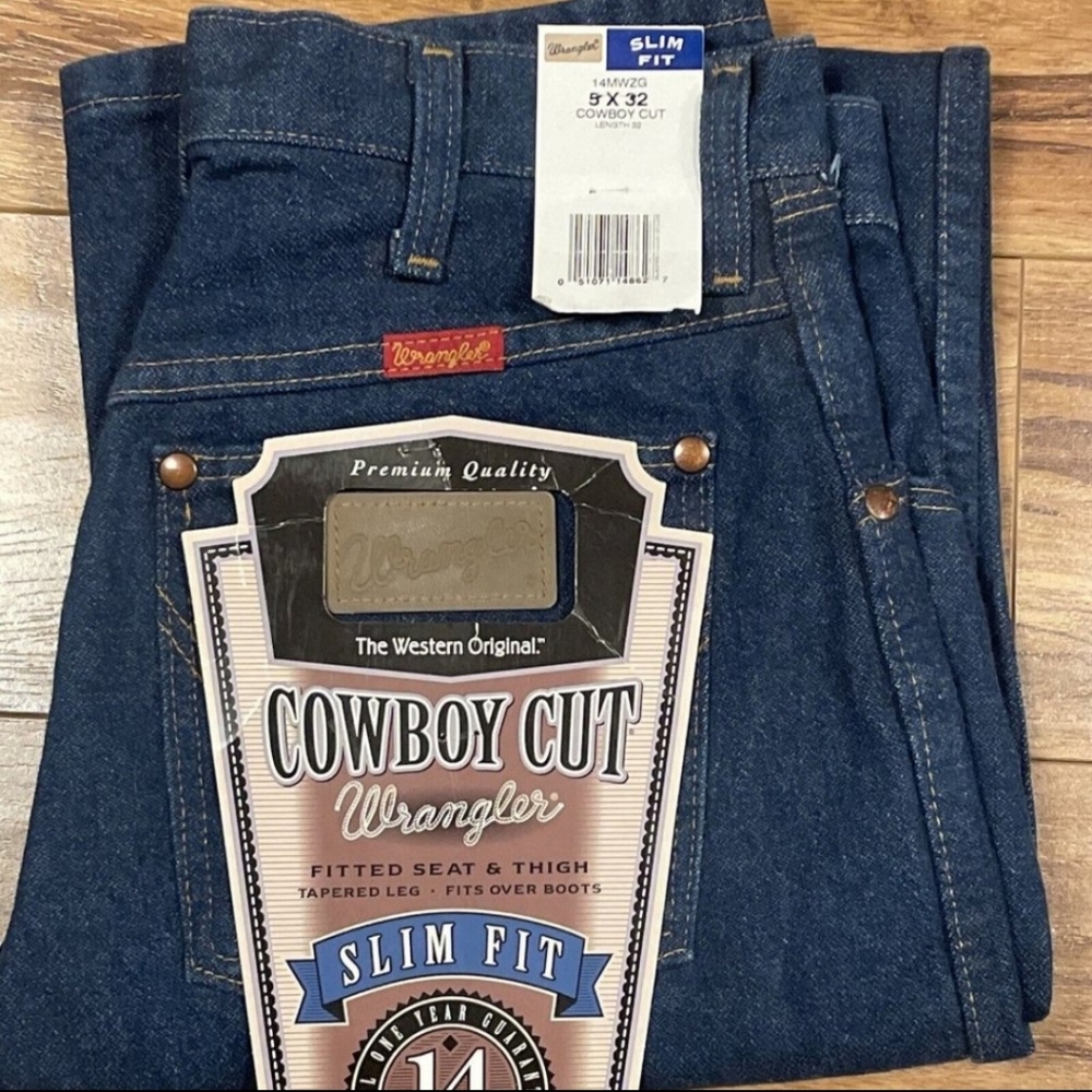 Wrangler Women’s Cowboy Cut Jeans Slim Fit Size 5 x 32 Boot NWT NEW
